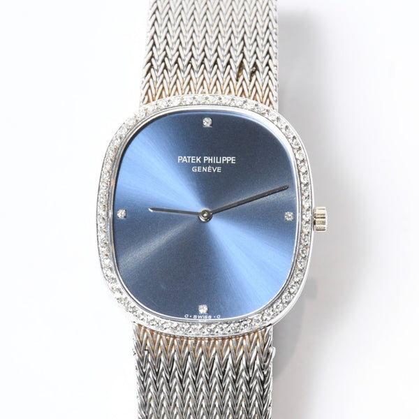 極美品 PATEK PHILIPPE パテック フィリップ ゴールデンエリプス ロングブレス メンズ 時計 中古 4b013738