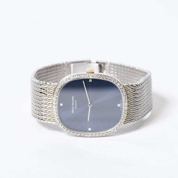 極美品 PATEK PHILIPPE パテック フィリップ ゴールデンエリプス ロングブレス メンズ 時計 中古 4b013738