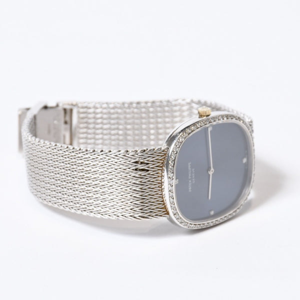 極美品 PATEK PHILIPPE パテック フィリップ ゴールデンエリプス ロングブレス メンズ 時計 中古 4b013738