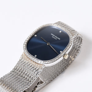 極美品 PATEK PHILIPPE パテック フィリップ ゴールデンエリプス ロングブレス メンズ 時計 中古 4b013738