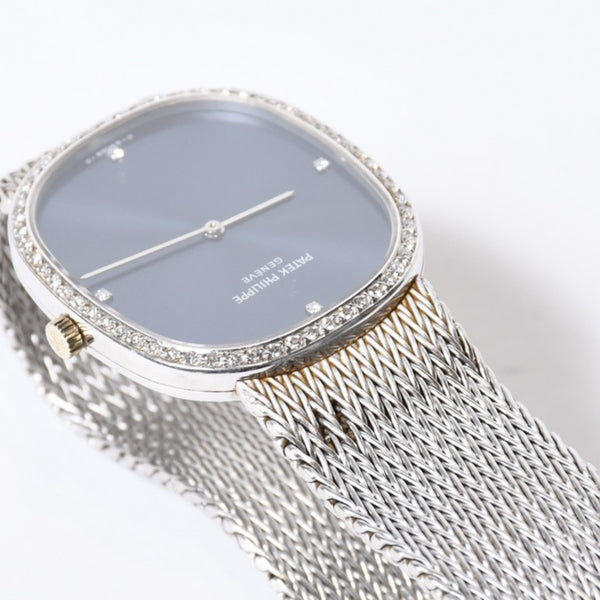 極美品 PATEK PHILIPPE パテック フィリップ ゴールデンエリプス ロングブレス メンズ 時計 中古 4b013738
