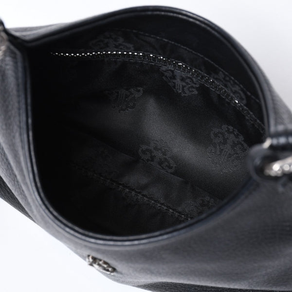 極美品 CHROME HEARTS クロムハーツ ショルダーバッグ VIV DAGGER ダガー ブラック 中古 4b013095