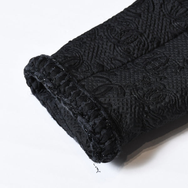 極美品 CHANEL シャネル ツイード ジャケット P71059V62263 サイズ34 ココマークブラック 中古 4b012774