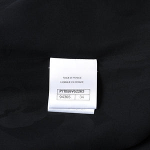 極美品 CHANEL シャネル ツイード ジャケット P71059V62263 サイズ34 ココマークブラック 中古 4b012774