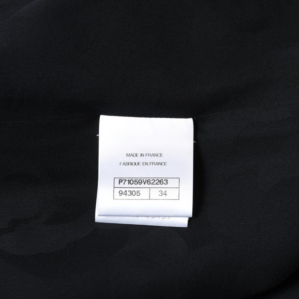 極美品 CHANEL シャネル ツイード ジャケット P71059V62263 サイズ34 ココマークブラック 中古 4b012774