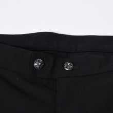 Load image into Gallery viewer, CHROME HEARTS クロムハーツ スラックス フレアニー BSフレア パンツ サイズ30 ウール ブラック 美品 中古 4b013111