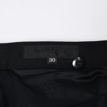 Load image into Gallery viewer, CHROME HEARTS クロムハーツ スラックス フレアニー BSフレア パンツ サイズ30 ウール ブラック 美品 中古 4b013111