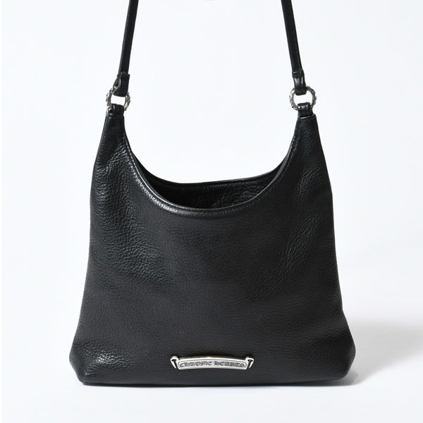 極美品 CHROME HEARTS クロムハーツ ショルダーバッグ VIV DAGGER ダガー ブラック 中古 4b013095
