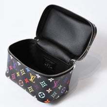 Load image into Gallery viewer, 新品同様 LOUIS VUITTON ルイヴィトン LV × TM ニース ミニ ハンドバッグ M13747 モノグラム マルチカラー ブラック 村上隆 中古 4b013600