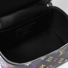 Load image into Gallery viewer, 新品同様 LOUIS VUITTON ルイヴィトン LV × TM ニース ミニ ハンドバッグ M13747 モノグラム マルチカラー ブラック 村上隆 中古 4b013600