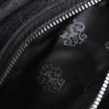 Load image into Gallery viewer, CHROME HEARTS クロムハーツ キルティング レザー ウォレット BSフレア ラムスキン ブラック レザー 美品 中古 4b013626