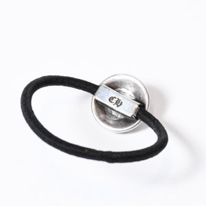 CHROME HEARTS クロムハーツ クロスボールボタン ヘアゴム コンチョ 重量約15.7g シルバー925 2003/.925刻印 美品 中古 4b013768