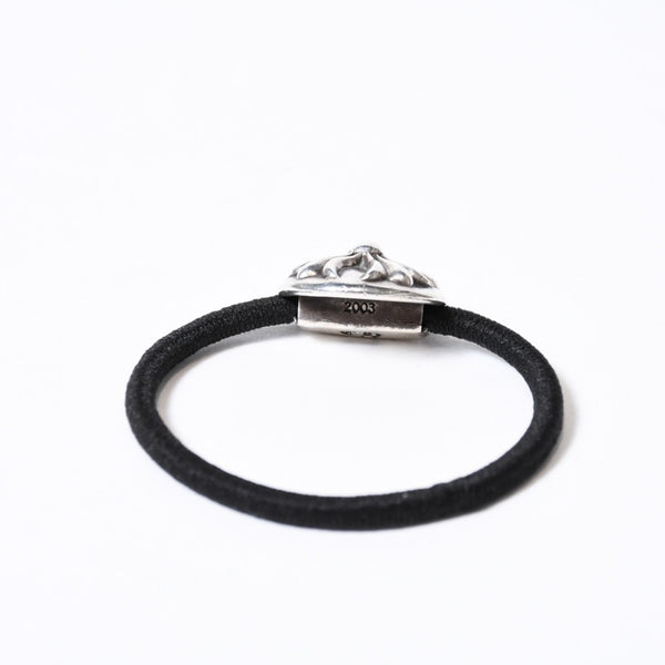 CHROME HEARTS クロムハーツ クロスボールボタン ヘアゴム コンチョ 重量約15.7g シルバー925 2003/.925刻印 美品 中古 4b013768