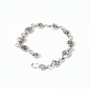 CHROME HEARTS クロムハーツ マルチボール #2 ブレスレット メンズ シルバー SV925 75.6g 美品 中古 4b013757