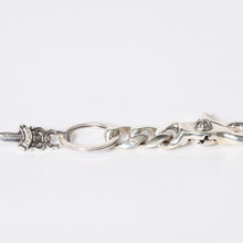 Load image into Gallery viewer, 極美品 CHROME HEARTS クロムハーツ ショートクラシックリンク キーリング キーホルダー 2リンク 重量約52.7g シルバー925 中古 4b013750