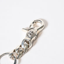 Load image into Gallery viewer, 極美品 CHROME HEARTS クロムハーツ ショートクラシックリンク キーリング キーホルダー 2リンク 重量約52.7g シルバー925 中古 4b013750