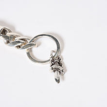Load image into Gallery viewer, 極美品 CHROME HEARTS クロムハーツ ショートクラシックリンク キーリング キーホルダー 2リンク 重量約52.7g シルバー925 中古 4b013750