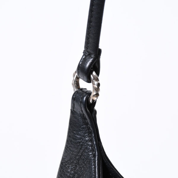 極美品 CHROME HEARTS クロムハーツ ショルダーバッグ VIV DAGGER ダガー ブラック 中古 4b013095
