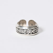 Load image into Gallery viewer, CHROME HEARTS クロムハーツ SM SCROLL LABEL スモール スクロールラベルリング 10.0g サイズ10号 リング シルバー925 美品 中古 4b013767