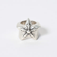 CHROME HEARTS クロムハーツ STR LRG ラージ スターリング 指輪 重量約52.2g サイズ19号 2011/.925刻印 美品 中古 4b013759