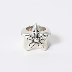 CHROME HEARTS クロムハーツ STR LRG ラージ スターリング 指輪 重量約52.2g サイズ19号 2011/.925刻印 美品 中古 4b013759