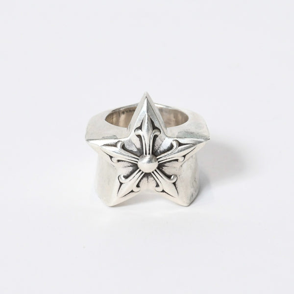 CHROME HEARTS クロムハーツ STR LRG ラージ スターリング 指輪 重量約52.2g サイズ19号 2011/.925刻印 美品 中古 4b013759