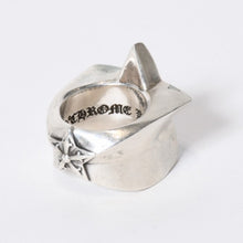 Load image into Gallery viewer, CHROME HEARTS クロムハーツ STR LRG ラージ スターリング 指輪 重量約52.2g サイズ19号 2011/.925刻印 美品 中古 4b013759