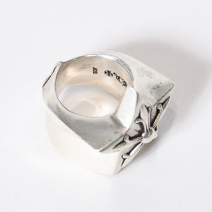 CHROME HEARTS クロムハーツ STR LRG ラージ スターリング 指輪 重量約52.2g サイズ19号 2011/.925刻印 美品 中古 4b013759