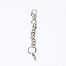 Load image into Gallery viewer, 極美品 CHROME HEARTS クロムハーツ CLP CHN CLASSIC-L ロングクラシックリンク ダガーキーチェーン 8LINK 92.1g シルバー925 中古 4b013748