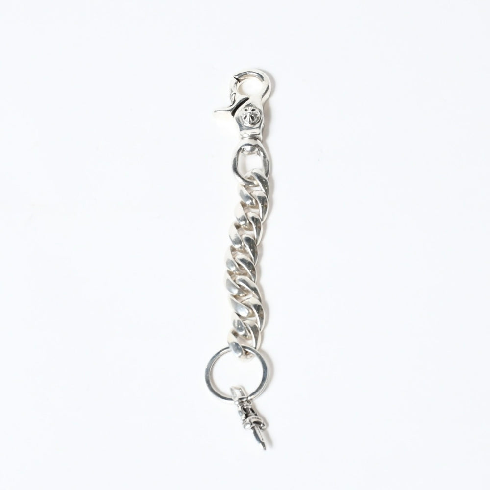極美品 CHROME HEARTS クロムハーツ CLP CHN CLASSIC-L ロングクラシックリンク ダガーキーチェーン 8LINK 92.1g シルバー925 中古 4a003431