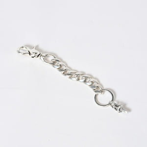 極美品 CHROME HEARTS クロムハーツ CLP CHN CLASSIC-L ロングクラシックリンク ダガーキーチェーン 8LINK 92.1g シルバー925 中古 4b013748