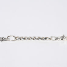 Load image into Gallery viewer, 極美品 CHROME HEARTS クロムハーツ CLP CHN CLASSIC-L ロングクラシックリンク ダガーキーチェーン 8LINK 92.1g シルバー925 中古 4b013748
