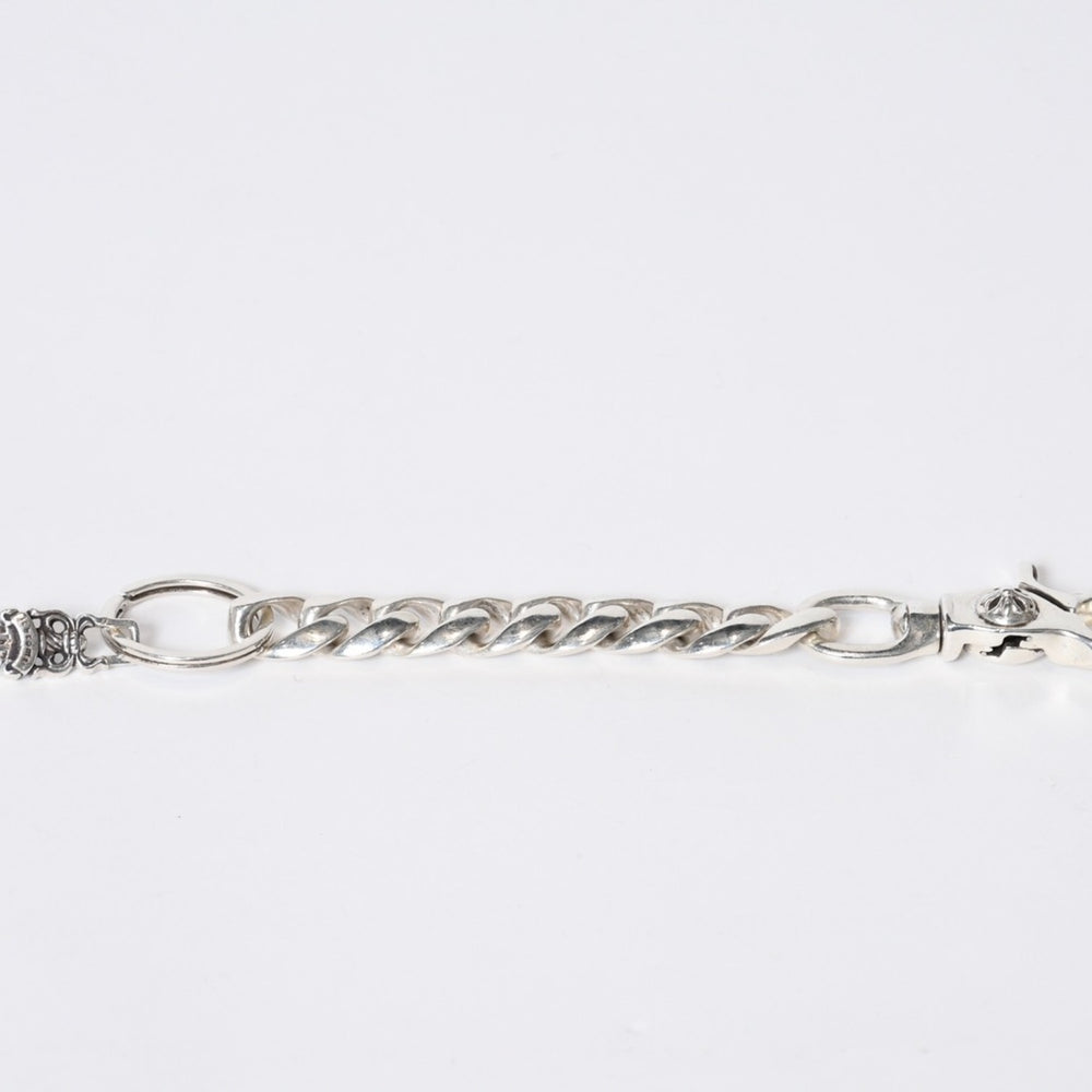Very Good Condition CHROME HEARTS CLP CHN CLASSIC-L Long Classic Link Dagger Key Chain 8LINK 92.1g Silver 925 Used 4a003431