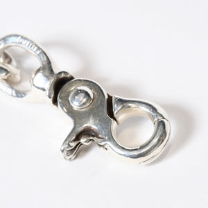 極美品 CHROME HEARTS クロムハーツ CLP CHN CLASSIC-L ロングクラシックリンク ダガーキーチェーン 8LINK 92.1g シルバー925 中古 4b013748