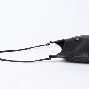 極美品 CHROME HEARTS クロムハーツ ショルダーバッグ VIV DAGGER ダガー ブラック 中古 4b013095
