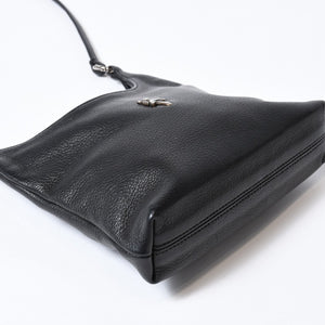 極美品 CHROME HEARTS クロムハーツ ショルダーバッグ VIV DAGGER ダガー ブラック 中古 4b013095