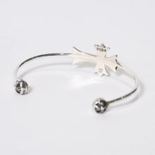 Load image into Gallery viewer, 極美品 CHROME HEARTS クロムハーツ タイニーCHクロス スキニー バングル ブレスレット 重量約10.3G 2011/.925刻印 シルバー925 中古 4b013774
