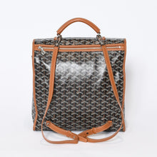Load image into Gallery viewer, 極美品 GOYARD ゴヤール Saint Leger サン レジェ バックパック リュック STLEGEMMLTY51CG51P ブラック ブラウン 中古 4b013530