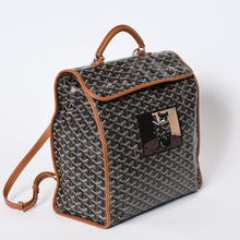Load image into Gallery viewer, 極美品 GOYARD ゴヤール Saint Leger サン レジェ バックパック リュック STLEGEMMLTY51CG51P ブラック ブラウン 中古 4b013530