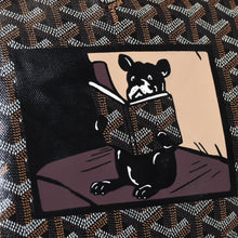 Load image into Gallery viewer, 極美品 GOYARD ゴヤール Saint Leger サン レジェ バックパック リュック STLEGEMMLTY51CG51P ブラック ブラウン 中古 4b013530