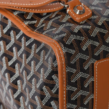 Load image into Gallery viewer, 極美品 GOYARD ゴヤール Saint Leger サン レジェ バックパック リュック STLEGEMMLTY51CG51P ブラック ブラウン 中古 4b013530