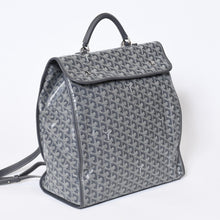 Load image into Gallery viewer, 極美品 GOYARD ゴヤール Saint Leger サン レジェ バックパック リュック STLEGEMMLTY51CG51P グレー シルバー金具 中古 4b013529