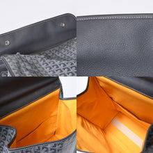 Load image into Gallery viewer, 極美品 GOYARD ゴヤール Saint Leger サン レジェ バックパック リュック STLEGEMMLTY51CG51P グレー シルバー金具 中古 4b013529