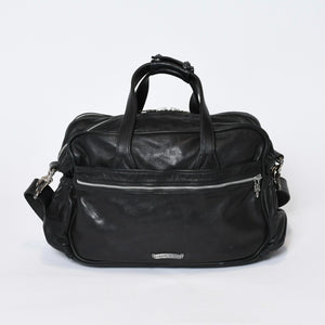 CHROME HEARTS クロムハーツ DIAPER BAG ダイパーバッグ マザーズバッグ ダガー クロスボール レザー シルバー925 美品 中古 4b-013118