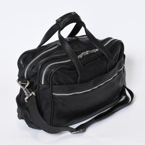 CHROME HEARTS クロムハーツ DIAPER BAG ダイパーバッグ マザーズバッグ ダガー クロスボール レザー シルバー925 美品 中古 4b-013118