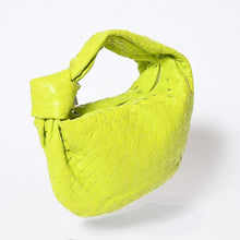 Load image into Gallery viewer, 極美品 BOTTEGA VENETA ボッテガヴェネタ MINI JODIE ミニ ジョディ ハンドバッグ 690225 イエロー 中古 4b013522