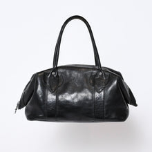 Load image into Gallery viewer, CHROME HEARTS クロムハーツ MONICA BAG モニカ レザーハンドバッグ ダガージップ クロスボール フローラルリベット 美品 中古 4b013119