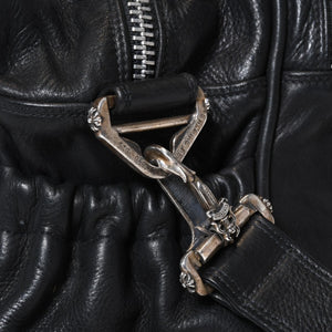 CHROME HEARTS クロムハーツ DIAPER BAG ダイパーバッグ マザーズバッグ ダガー クロスボール レザー シルバー925 美品 中古 4b-013118