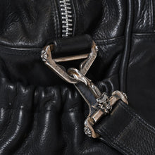 Load image into Gallery viewer, CHROME HEARTS クロムハーツ DIAPER BAG ダイパーバッグ マザーズバッグ ダガー クロスボール レザー シルバー925 美品 中古 4b-013118