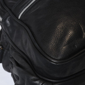 CHROME HEARTS クロムハーツ DIAPER BAG ダイパーバッグ マザーズバッグ ダガー クロスボール レザー シルバー925 美品 中古 4b-013118